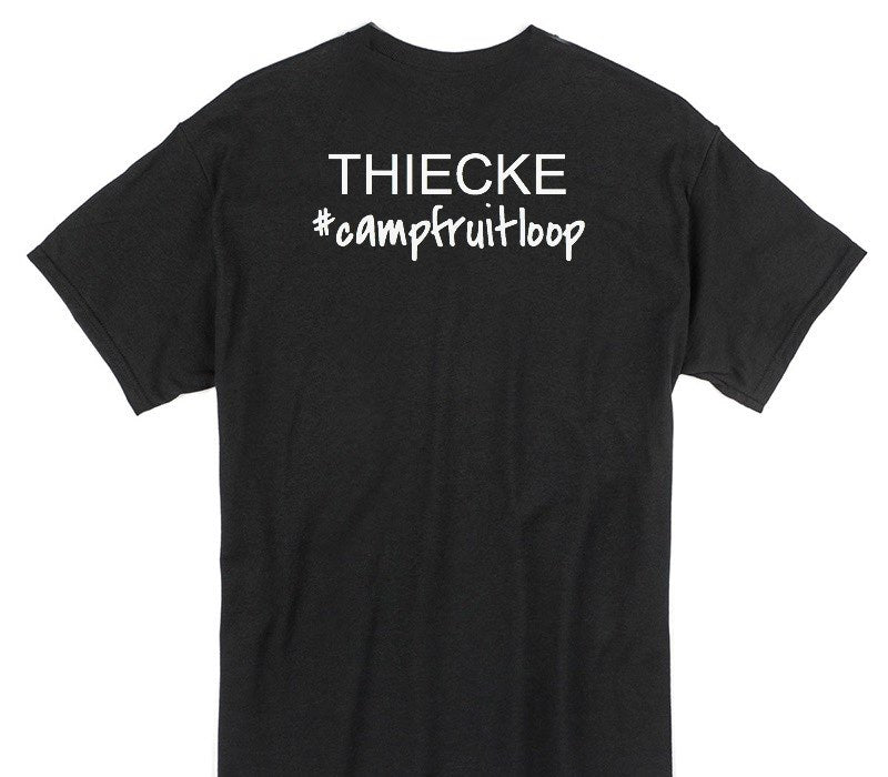 Custom Gildan 100% Cotton Black T-Shirt