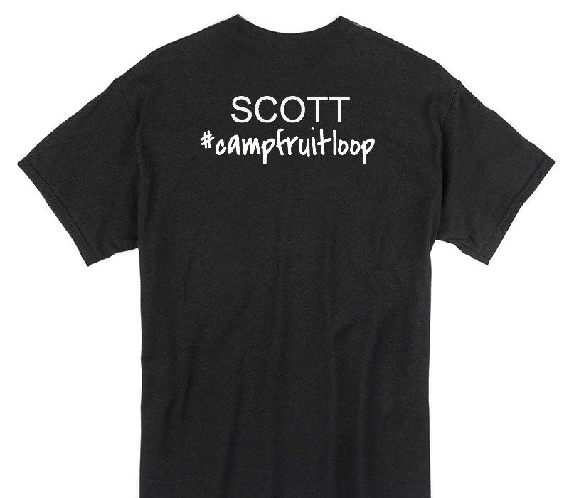 Custom Gildan 100% Cotton Black T-Shirt