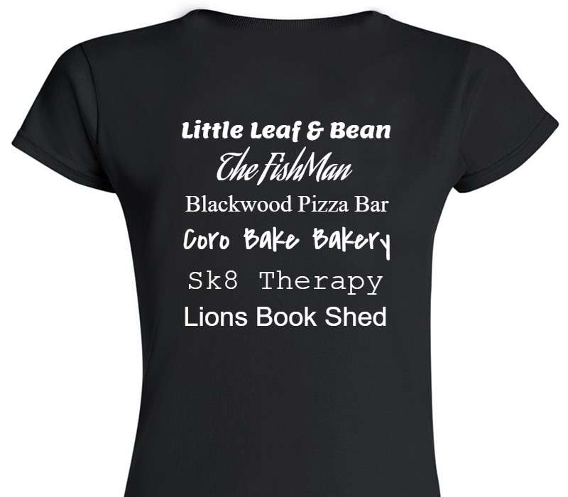 Custom Womens Soft Style 100% Cotton Black T-Shirt