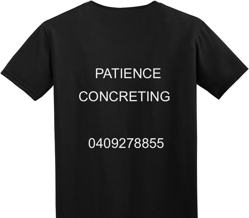 Custom Adult Soft Style 100% Cotton Black T-Shirt