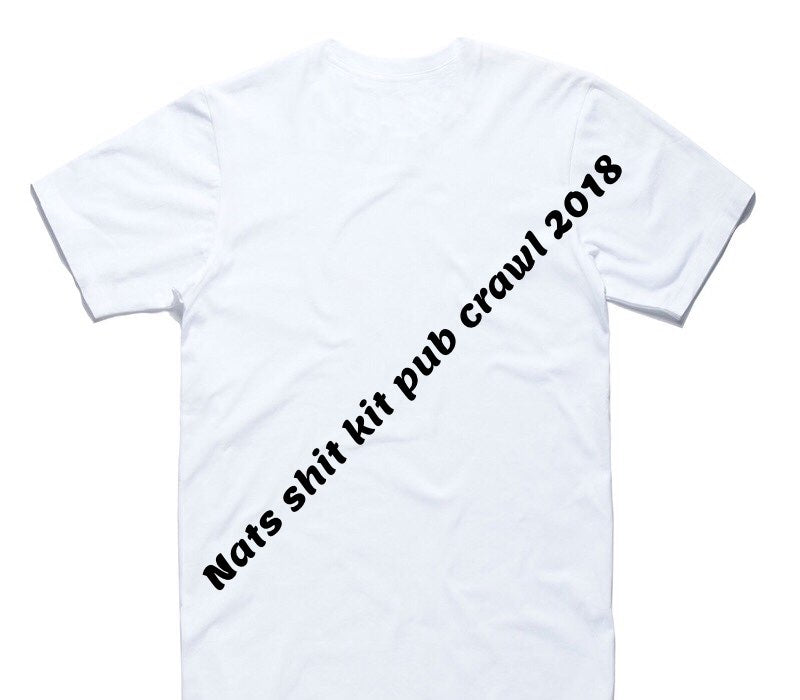 Custom AS Colour 100% Cotton White T-Shirt