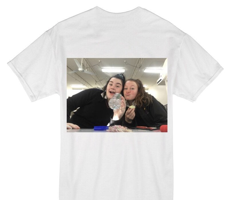 Custom Gildan 100% Cotton White T-Shirt