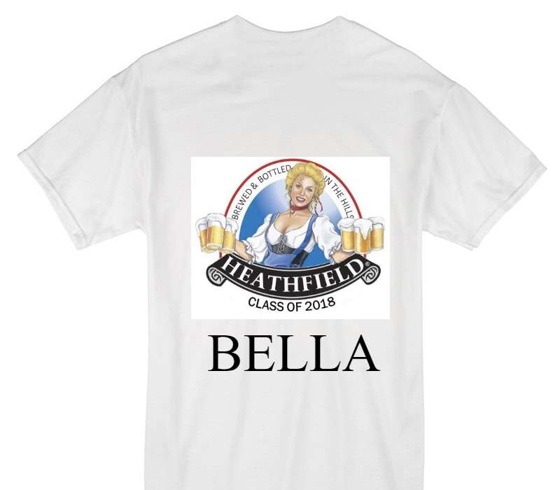 Custom Gildan 100% Cotton White T-Shirt
