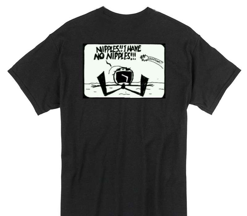 Custom Gildan 100% Cotton Black T-Shirt