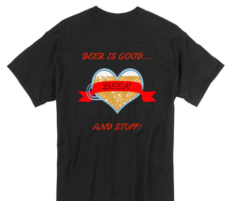Custom Gildan 100% Cotton Black T-Shirt