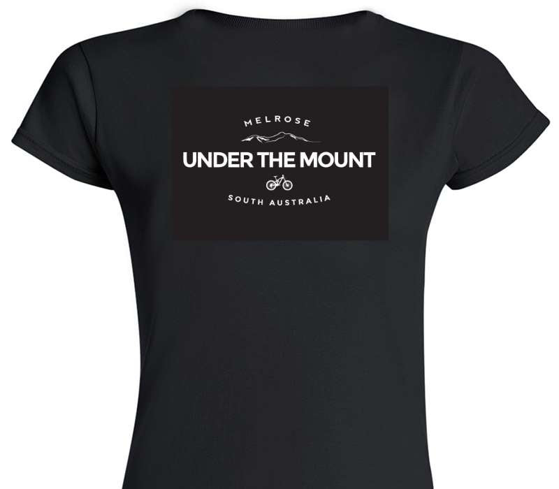 Custom Womens Soft Style 100% Cotton Black T-Shirt