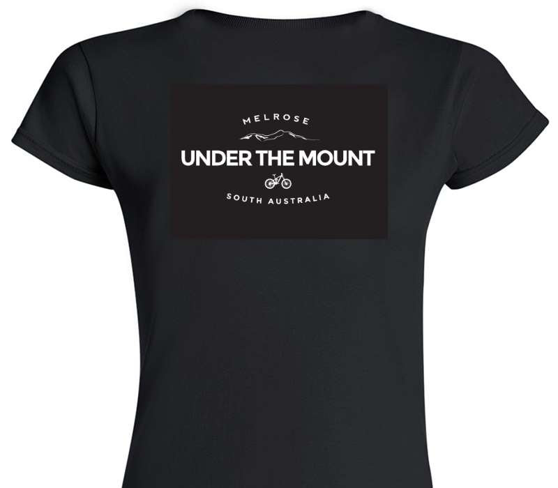 Custom Womens Soft Style 100% Cotton Black T-Shirt