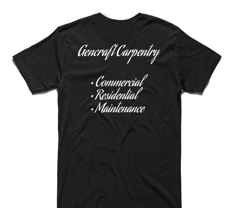 Custom AS Colour 100% Cotton Black T-Shirt