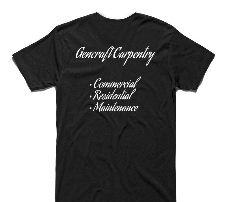 Custom AS Colour 100% Cotton Black T-Shirt