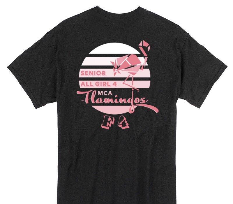 Custom Gildan 100% Cotton Black T-Shirt