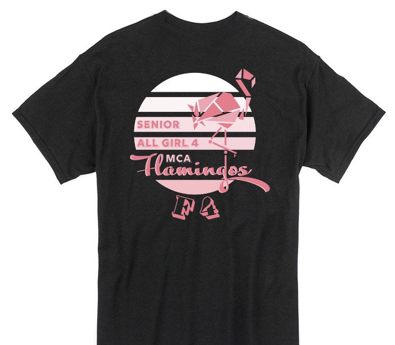 Custom Gildan 100% Cotton Black T-Shirt