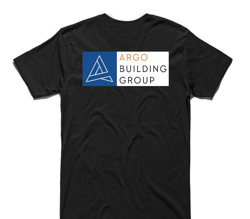 Custom AS Colour 100% Cotton Black T-Shirt