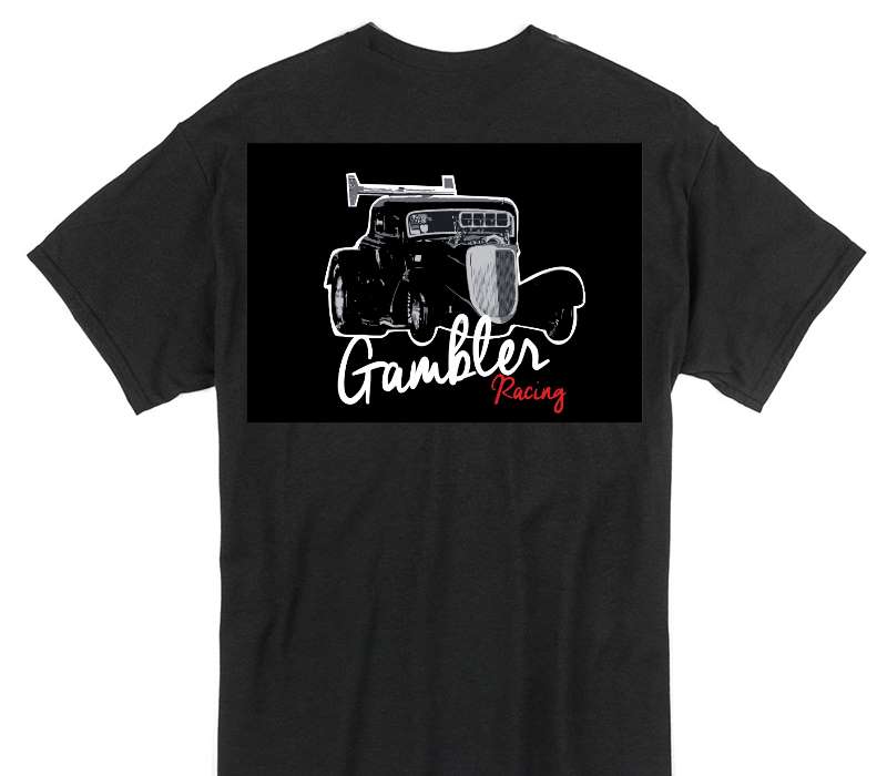 Custom Gildan 100% Cotton Black T-Shirt