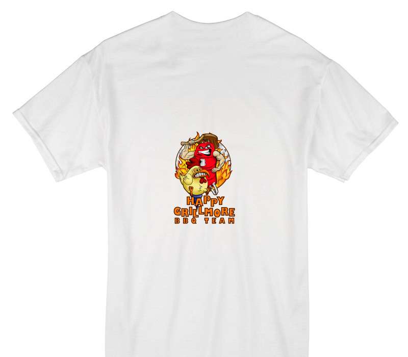 Custom Gildan 100% Cotton White T-Shirt