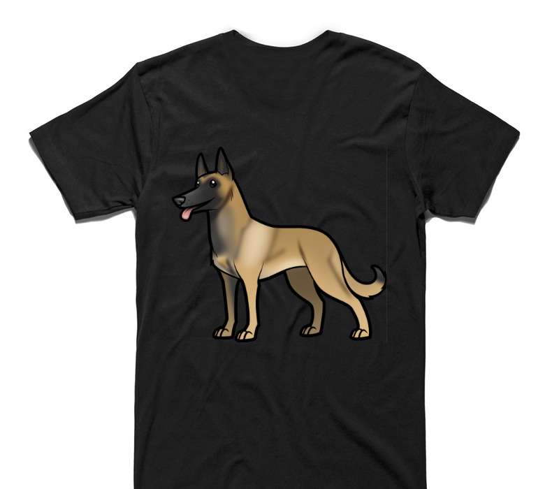 Custom AS Colour 100% Cotton Black T-Shirt
