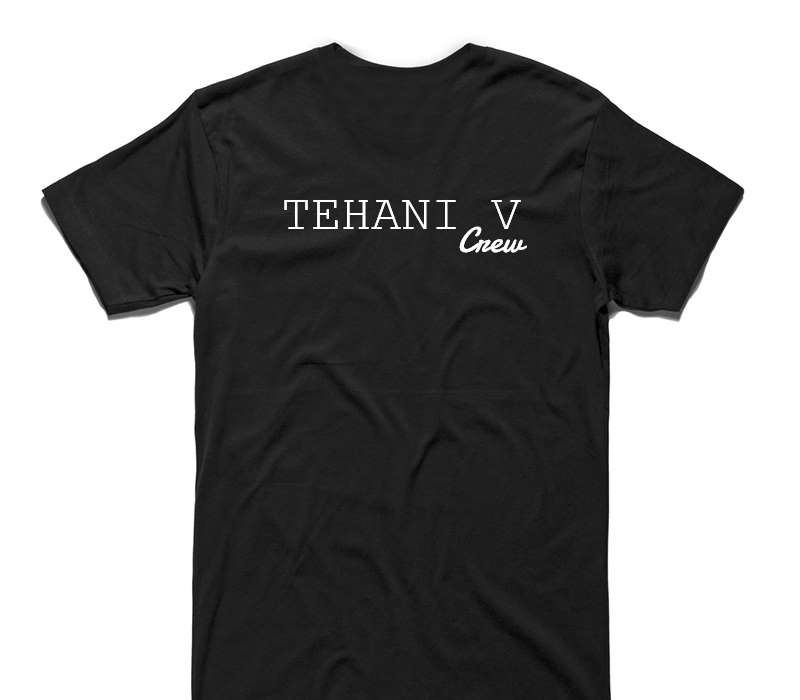 Custom AS Colour 100% Cotton Black T-Shirt