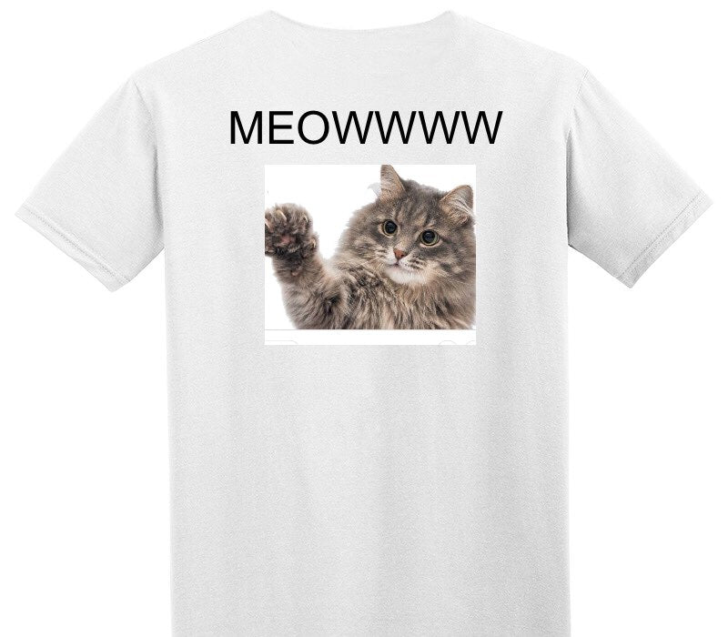 Custom Adult Soft Style 100% Cotton White T-Shirt