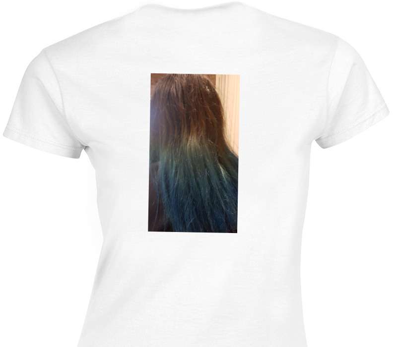Custom Womens Soft Style 100% Cotton White T-Shirt
