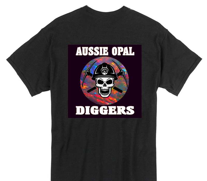 Custom Gildan 100% Cotton Black T-Shirt