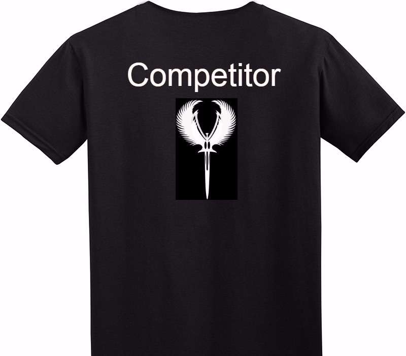 Custom Adult Soft Style 100% Cotton Black T-Shirt