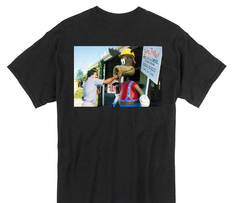 Custom Gildan 100% Cotton Black T-Shirt