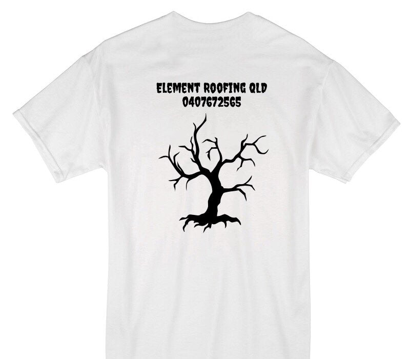 Custom Gildan 100% Cotton White T-Shirt