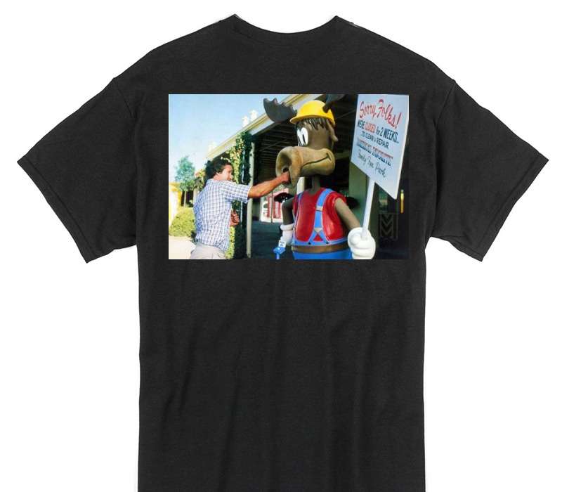 Custom Gildan 100% Cotton Black T-Shirt