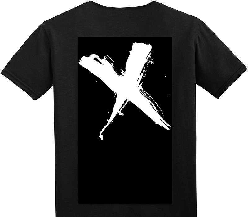 Custom Adult Soft Style 100% Cotton Black T-Shirt