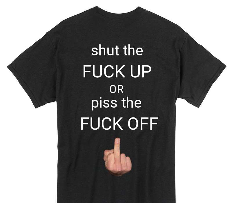 Custom Gildan 100% Cotton Black T-Shirt