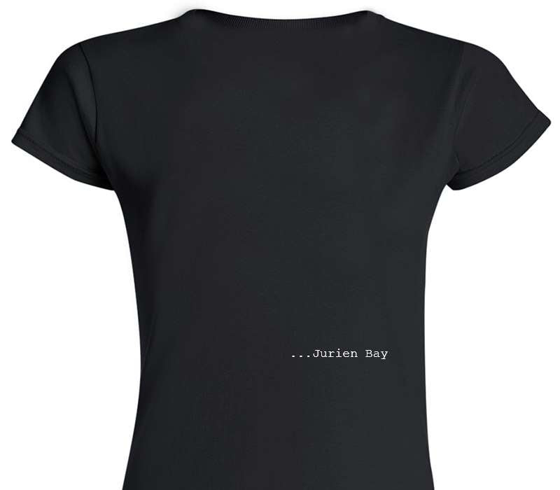 Custom Womens Soft Style 100% Cotton Black T-Shirt