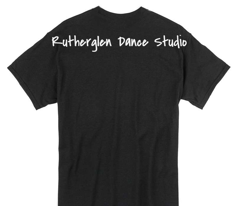 Custom Gildan 100% Cotton Black T-Shirt