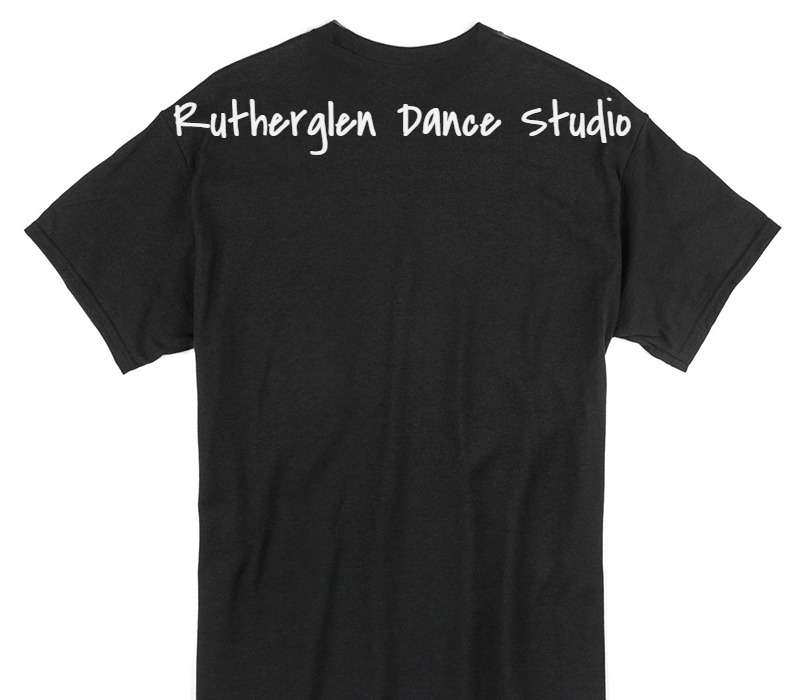Custom Gildan 100% Cotton Black T-Shirt