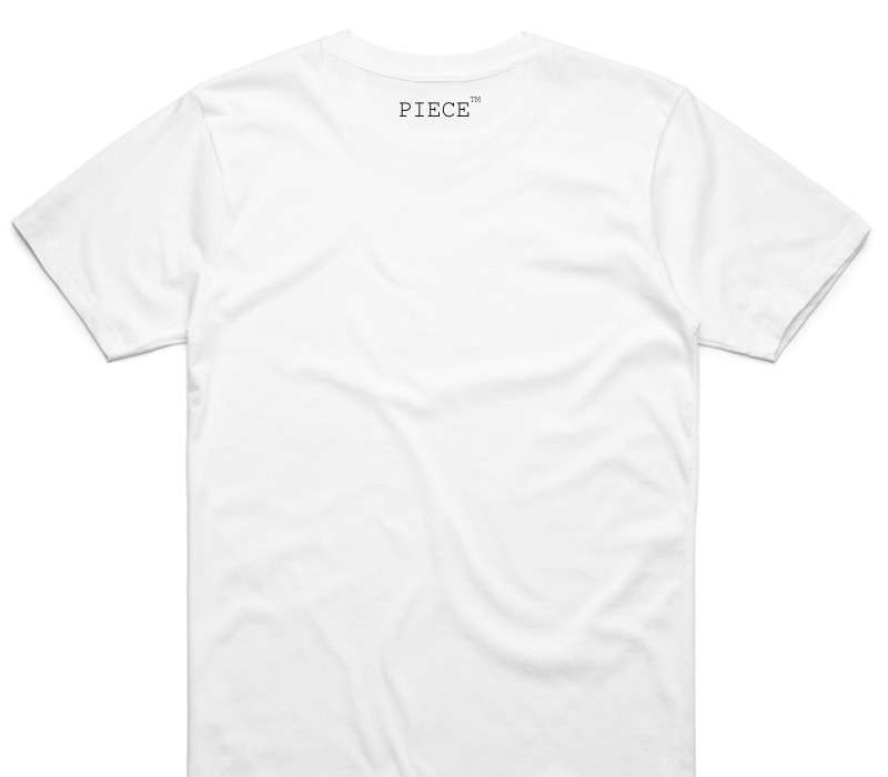 Custom AS Colour 100% Organic Cotton White T-Shirt
