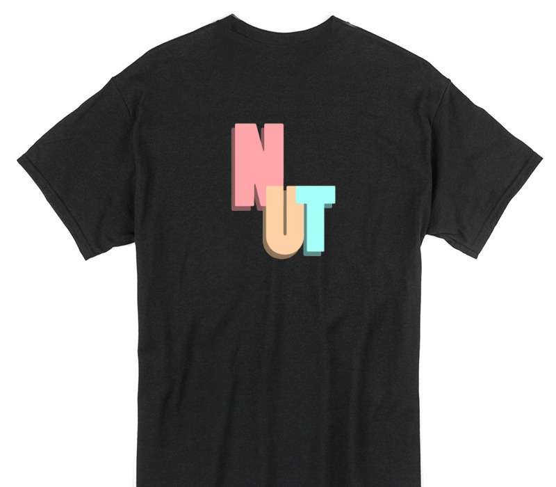 Custom Gildan 100% Cotton Black T-Shirt