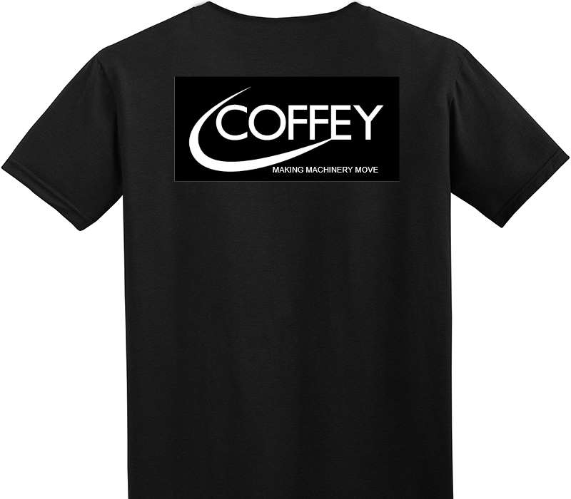 Custom Adult Soft Style 100% Cotton Black T-Shirt