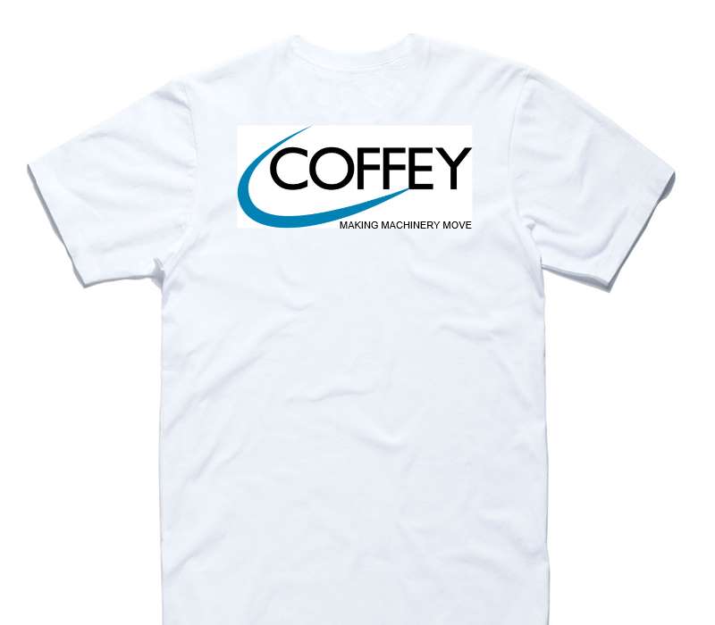 Custom AS Colour 100% Cotton White T-Shirt