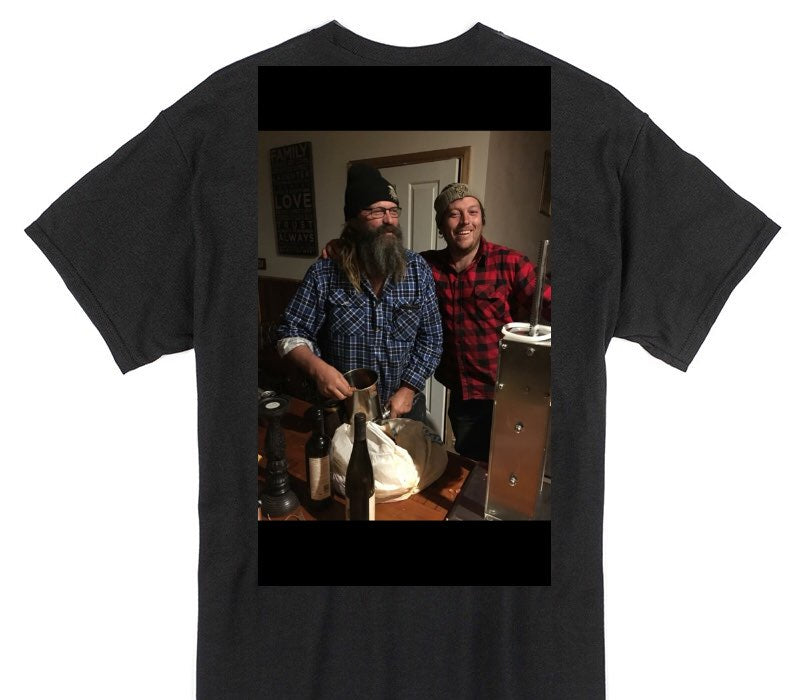 Custom Gildan 100% Cotton Black T-Shirt