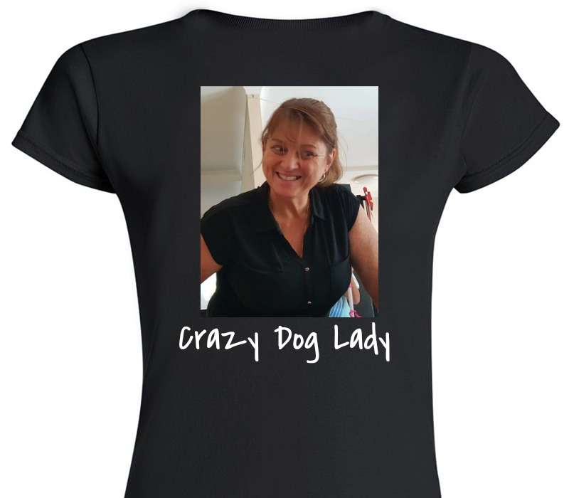 Custom Womens Soft Style 100% Cotton Black T-Shirt