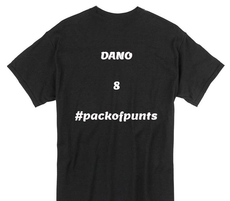 Custom Gildan 100% Cotton Black T-Shirt