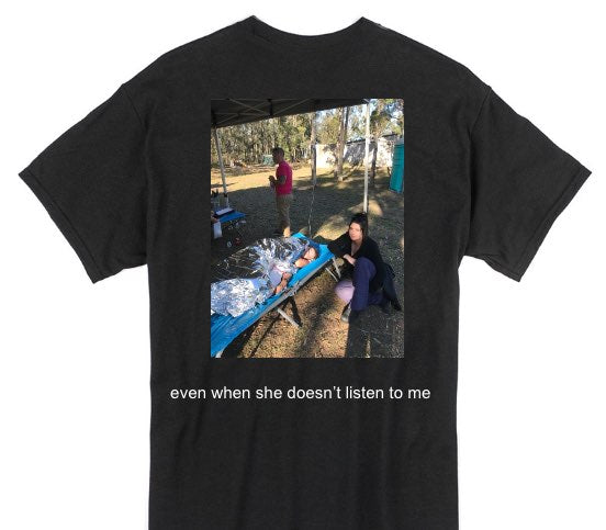 Custom Gildan 100% Cotton Black T-Shirt