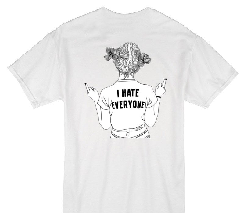 Custom Gildan 100% Cotton White T-Shirt