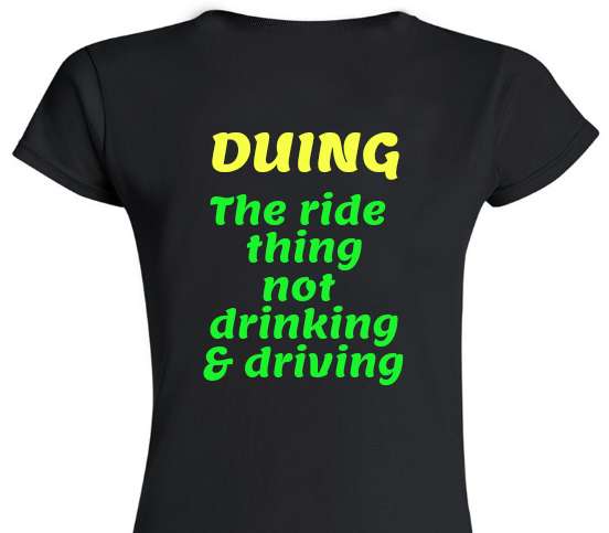 Custom Womens Soft Style 100% Cotton Black T-Shirt