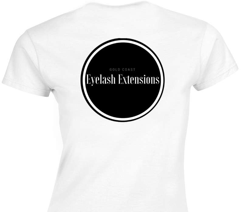 Custom Womens Soft Style 100% Cotton White T-Shirt