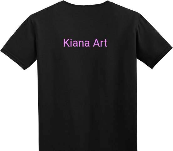 Custom Adult Soft Style 100% Cotton Black T-Shirt