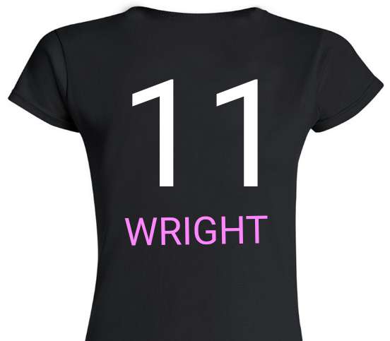 Custom Womens Soft Style 100% Cotton Black T-Shirt