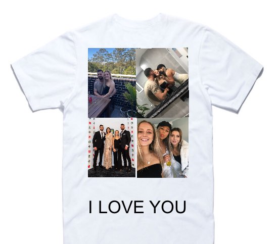 Custom AS Colour 100% Cotton White T-Shirt