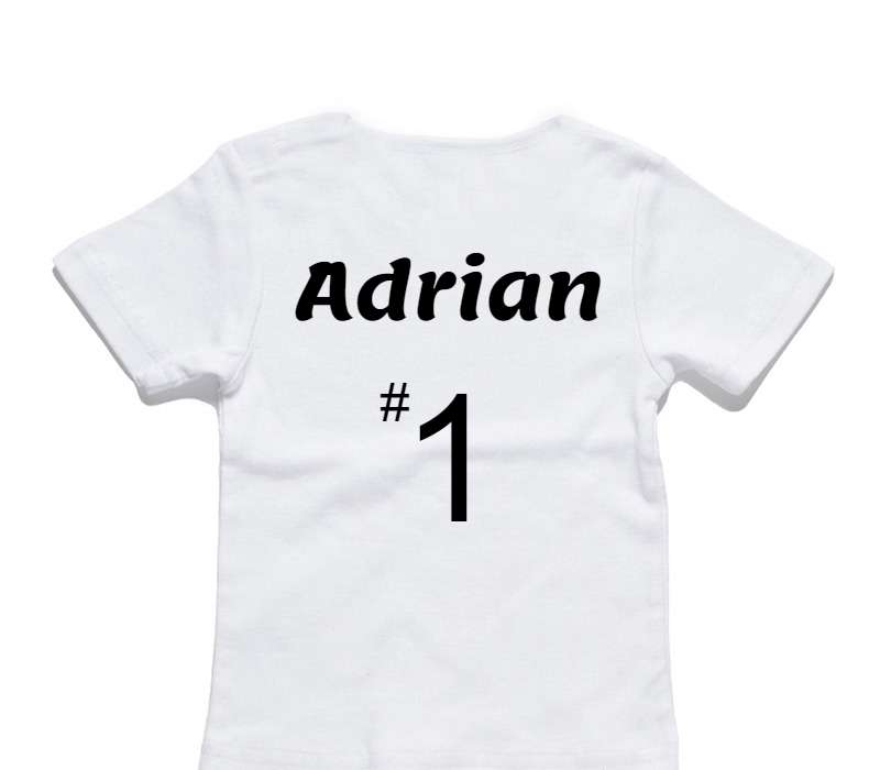 Custom AS Colour White Baby T-Shirt