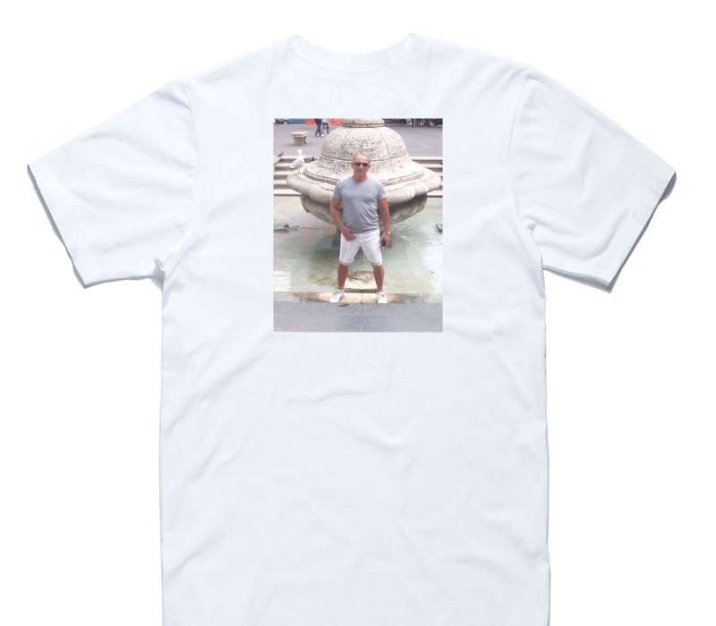 Custom AS Colour 100% Cotton White T-Shirt