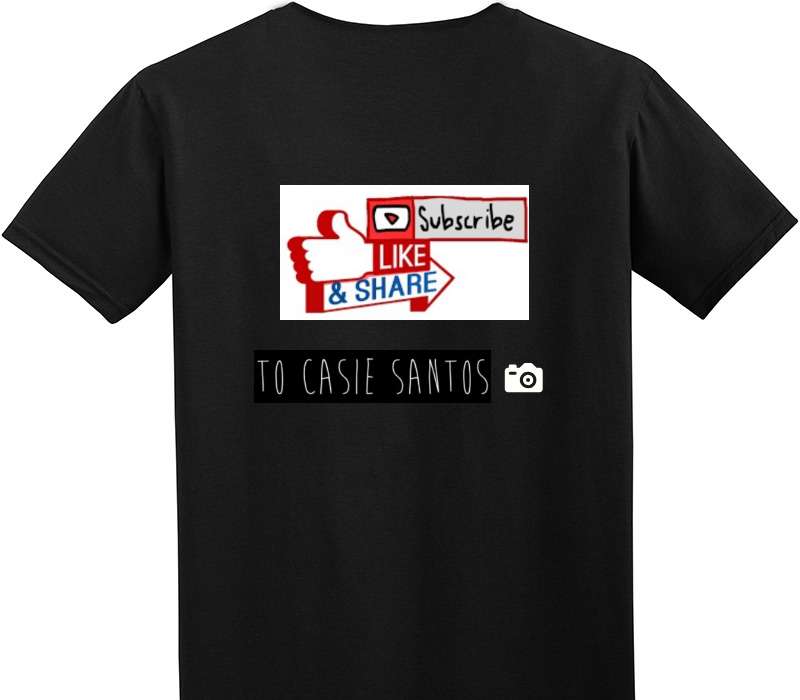 Custom Adult Soft Style 100% Cotton Black T-Shirt