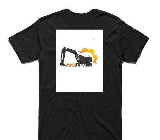 Custom AS Colour 100% Cotton Black T-Shirt